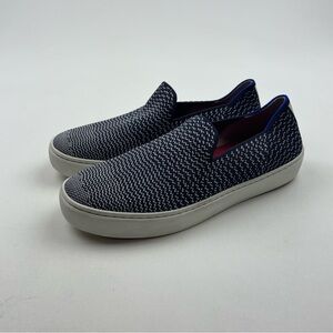 Rothy’s Maritime Gradient Sneakers Shoes Slip On Navy Red White Womens Size 7.5